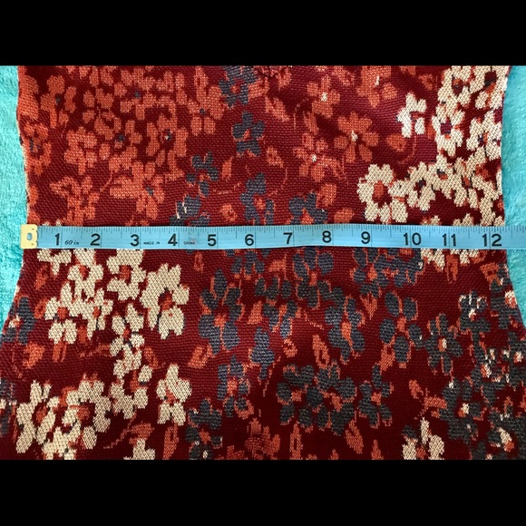 ZARA, FLORAL JACQUARD KNIT DRESS, sz S, NWT - Picture 8 of 14